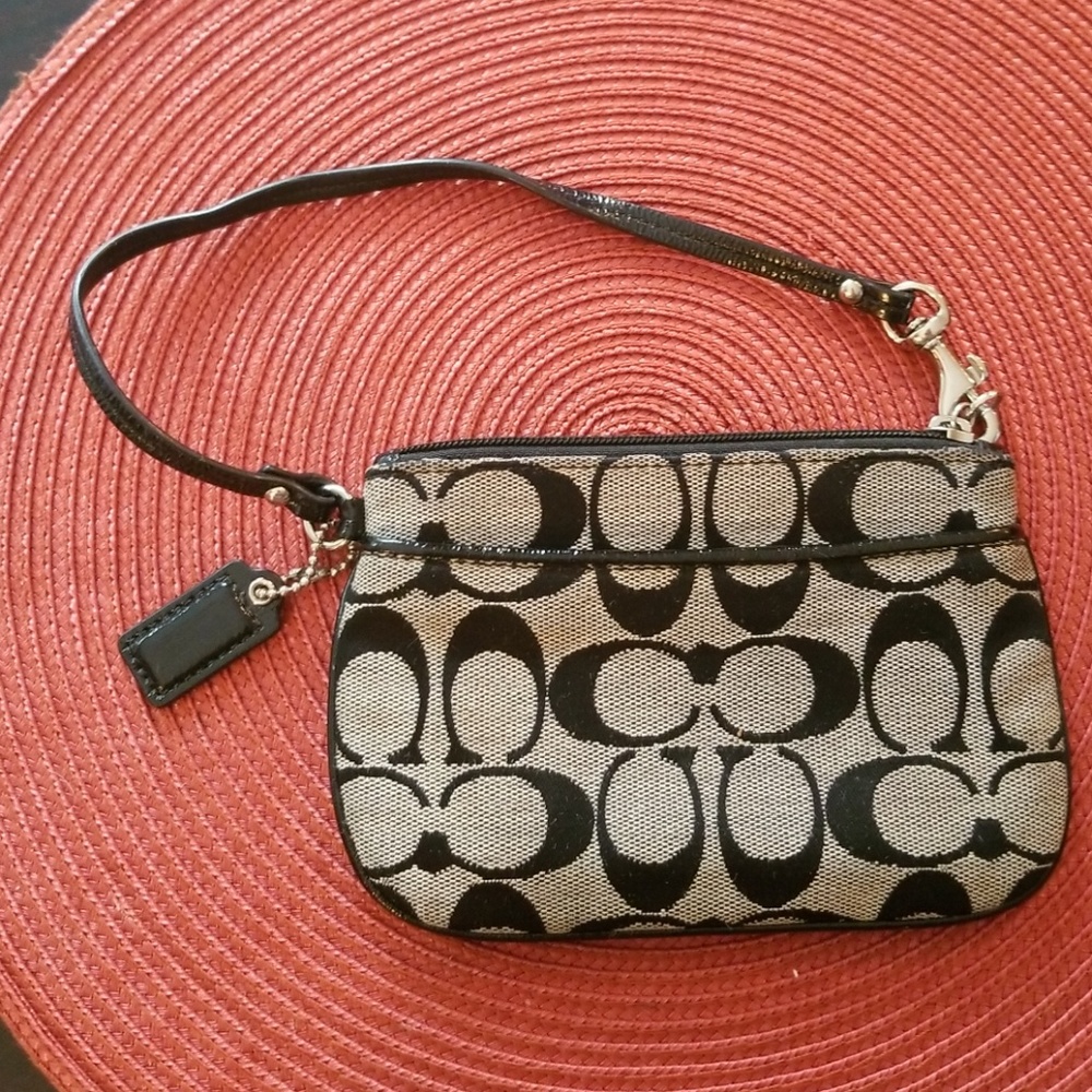 Coach small wristlet